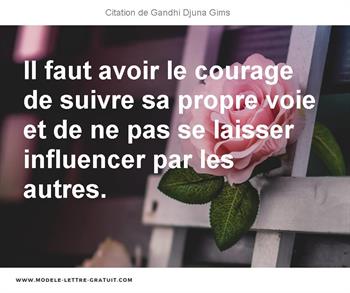 Citations Gandhi Djuna Gims