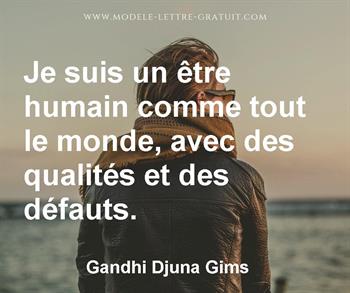 Citation de Gandhi Djuna Gims