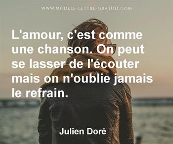 Citation de Julien Doré