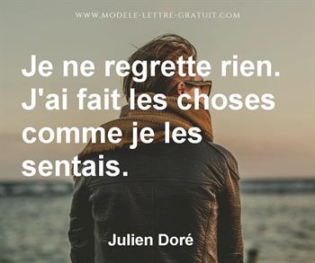 Citation de Julien Doré