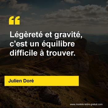 Citation de Julien Doré