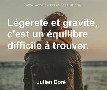 Citation de Julien Doré