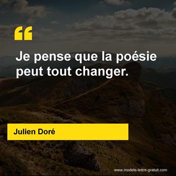 Citation de Julien Doré