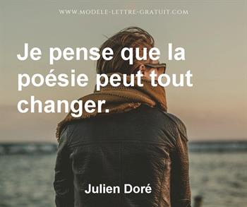 Citation de Julien Doré