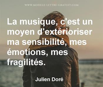 Citation de Julien Doré