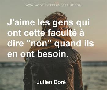 Citation de Julien Doré