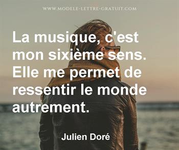 Citation de Julien Doré