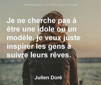 Citation de Julien Doré