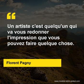 Citation de Florent Pagny