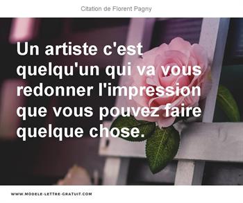 Citations Florent Pagny