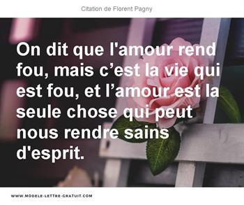Citations Florent Pagny
