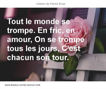 Citations Patrick Bruel