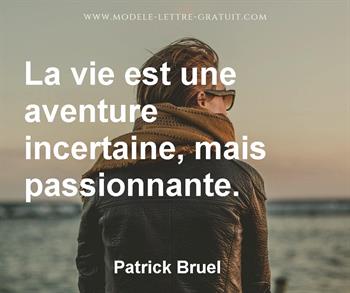 Citation de Patrick Bruel