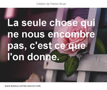 Citations Patrick Bruel