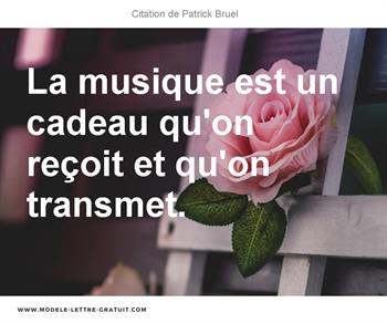 Citations Patrick Bruel