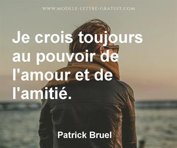 Citation de Patrick Bruel