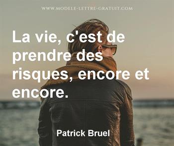 Citation de Patrick Bruel