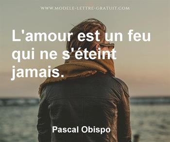 Citation de Pascal Obispo