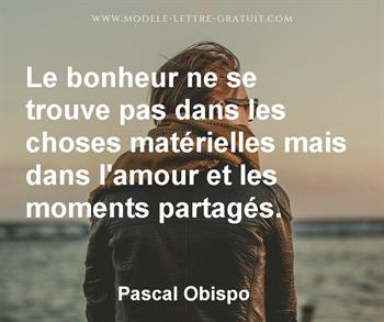 Citation de Pascal Obispo