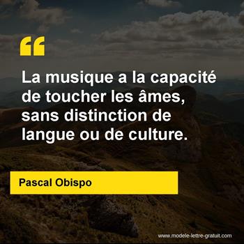 Citation de Pascal Obispo