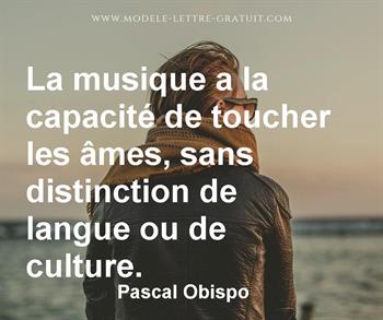 Citation de Pascal Obispo