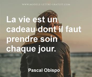 Citation de Pascal Obispo