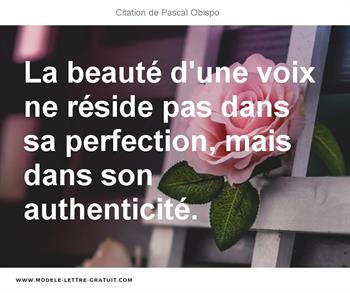 Citations Pascal Obispo