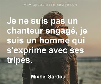 Citation de Michel Sardou