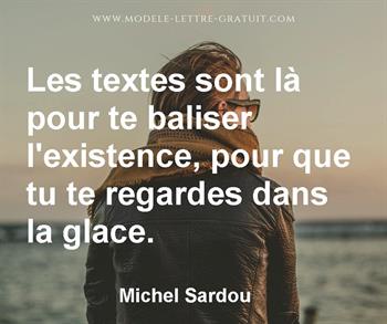 Citation de Michel Sardou