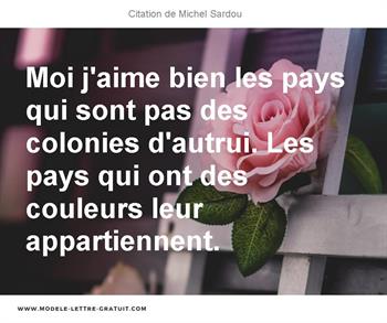 Citations Michel Sardou