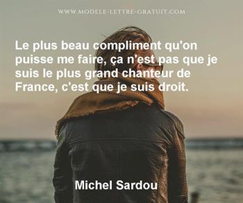 Citation de Michel Sardou