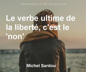 Citation de Michel Sardou