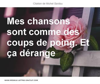 Citations Michel Sardou