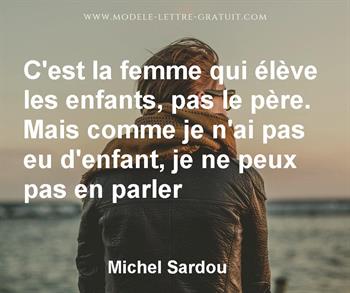 Citation de Michel Sardou