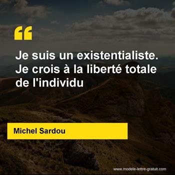 Citation de Michel Sardou