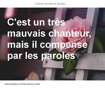 Citations Michel Sardou