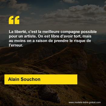 Citation de Alain Souchon