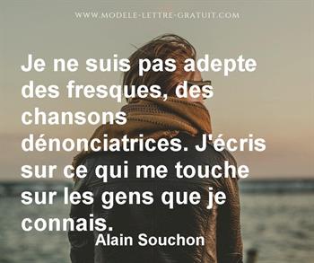 Citation de Alain Souchon