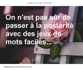 Citations Alain Souchon