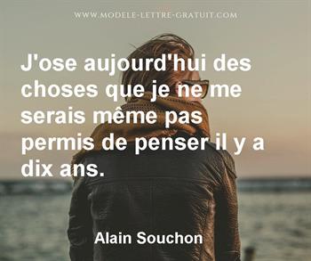 Citation de Alain Souchon