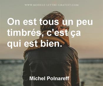 Citation de Michel Polnareff