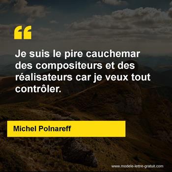 Citation de Michel Polnareff