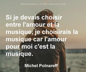 Citation de Michel Polnareff