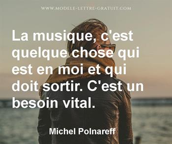 Citation de Michel Polnareff