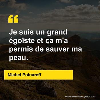 Citation de Michel Polnareff