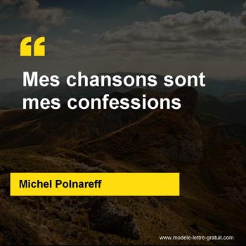 Citation de Michel Polnareff