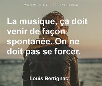 Citation de Louis Bertignac