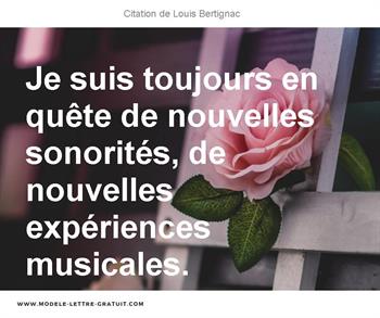 Citations Louis Bertignac
