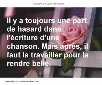 Citations Louis Bertignac