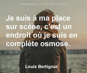 Citation de Louis Bertignac